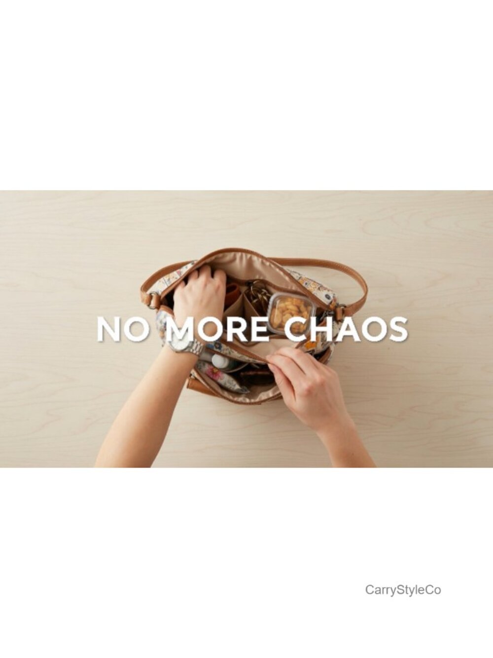 Vegan Leather Crossbody Bag Triple Zip Travel Purse Organizer - Picture 6 of 6